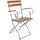 Mojawo Biergarten Klappsessel 53,5 x 47 x 84 cm braun
