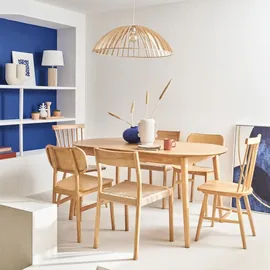 sweeek Ausziehtisch 160-210 x 75 x 90 cm natur