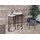 MCW Beistelltisch MCW-K46, Kaffeetisch Nachttisch Loungetisch, Marmor-Optik MDF ~ weiß-schwarz