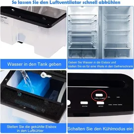 Costway Mobile Klimaanlage 75W BTU