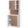 Hti-Living Küchenbuffet Malin Farbe Braun