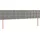 vidaXL Boxspringbett 180 x 200 cm H2 Grau