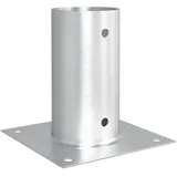 vidaXL Runder Bodenanker 12 Pcs Silber 15 X 15 X 15 Cm Metall