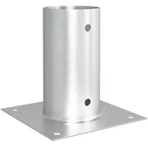 vidaXL Runder Bodenanker 12 Pcs Silber 15 X 15 X 15 Cm Metall