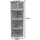 MCW Eckregal 28 x 110 x 28 cm Weiß Braun
