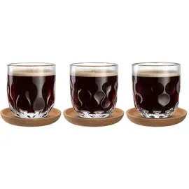 LEONARDO Gocce Latte Macchiato Glas 0,22 l 6-tlg.