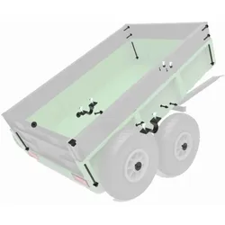 BERG Montage-Set für Tandem Trailer XL