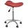 vidaXL Friseur Rollhocker Kunstleder 30 x 30 x 30 cm Rot