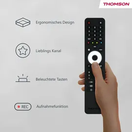 Thomson 32 Zoll (81 cm) LED HD Easy TV – Kein Smart – Hotel Mode, USB, HDMI, Triple-Tuner (Kabel - Satellit - Antenne), AV IN, CI Plus, A Plus Panel – 32HD2S13