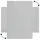 ALLboards Glasboard 100 x 80 cm Grau