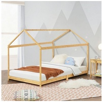 [en.casa]® [en.casa] Kinderbett Vindafjord 90x200cm Bambus