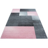 Ayyildiz Hali Webteppich Lucca Pink/Grau ca. 160x230cm