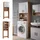 Vicco Irma Waschmaschinenschrank 64 x 191 cm Weiß Hochglanz/Goldkraft Eiche Holz