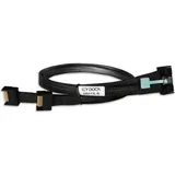 ICY Dock MB413L-B Teil/Zubehör für Datenspeichergerät Kabel MCIO 8i-> 2x MCIO x4 SFF-TA-1016 - schwarz, 50cm