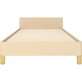 vidaXL Bettgestell 90 x 200 cm Creme