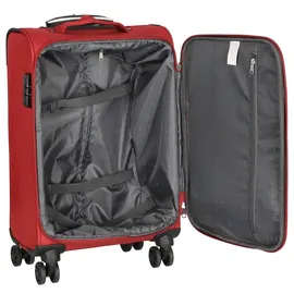 d & n Travel Line 6854 4-Rollen Cabin 55 cm / 35 l dark red