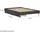 Homestyle4u Polsterbett 90 x 200 cm Grau