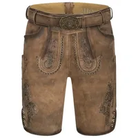 Nübler Trachtenlederhose Lederhose kurz Luther in Braun von Nübler braun 46