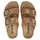 ROHDE Damen Pantolette mit zwei Schnallen aus Velourleder Rodigo-D 5893, Größe:39 EU, Farbe:Beige - 39