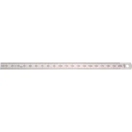 Helios Preisser Stahlmaßstab 0460222 Biegsam 200 mm