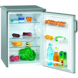 Bomann VS 2195 Kühlschrank (134 l, 850 mm hoch, Edelstahl)