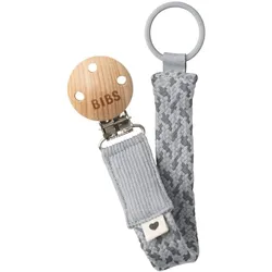 BIBS Paci Braid Schnullerclip Cloud / Iron 1 St.