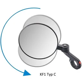 krampe spiegel Krampe, Lenkerspiegel KF1 Typ C, klappbar, Lenkeraußenklemmung, links/rechts,