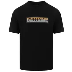Cruyff für Herren. CA251059 Id T-shirt schwarz (S), Lässig, Baumwolle, Kurzarm