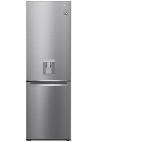 Lg Kombinierter kühlschrank 60cm 340l platin