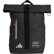 adidas AUDI REVOLUT F1 TEAM ROLL TOP HYBRID RUCKSACK Schwarz