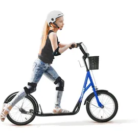 Homcom Scooter Blau/Schwarz