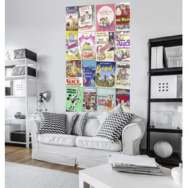 KOMAR Vlies Disney Movie Posters Retro Girls 120 x 200 cm