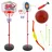 Kruzzel Basketballkorb- und Bogenschießstand-Set 2 in 1 mit Zubehör 23415