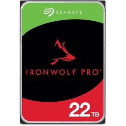 Seagate IronWolf Pro 22TB HDD 3.5 Zoll NAS Festplatte SATA 6Gb/s 7200rpm Rece...