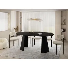 WFL GROUP Lamio Ø 120 cm schwarz