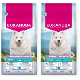 Eukanuba Sensitive Skin Adult 2 x 12 kg