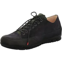THINK! Herren King chromfrei gegerbte nachhaltige Wechselfußbett Schnürhalbschuhe, 8000 Oceano/Kombi, 43 EU - 43 EU