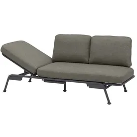 Zebra Technologies Zebra Somerset Gartensofa Aluminium/Sunproof Dunkelgrau