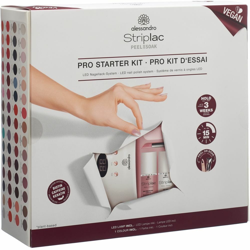 ALESSAN Striplac Pro Starter Kit + Pro Kit d'essai 1 pc(s) emballage(s) combi