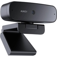 Aukey PC-W3S Stream Series Full HD Webcam with 1/2,9"-CMOS Sensor black (2.10 Mpx), Webcam, Schwarz