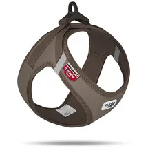Curli Clasp Vest Hundegeschirr Braun S
