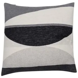 David Fussenegger Textil Kissenhülle Komposition anthrazit, 50x50 cm