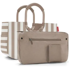 Reisenthel Loopshopper M summerstripes coffee