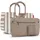 Reisenthel Loopshopper M summerstripes coffee