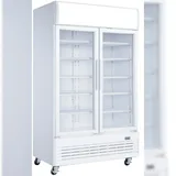 METRO Professional Doppeltüriger Getränkekühlschrank GSC2100, 120 x 72.5 x 206.6 cm, 930 L, weiß