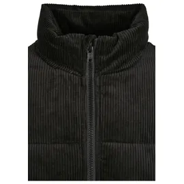 URBAN CLASSICS Boxy Corduroy Puffer Jacke Black XL