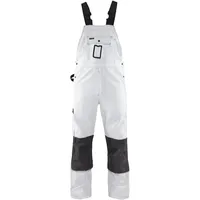Blåkläder Maler Latzhose "2611" weiß/dunkelgrau - C154 - Weiß