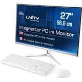 CSL All-in-One-PC Unity F27-ALS 2023 27" Full HD Intel N200 3,7 GHz 8 GB RAM 256 GB SSD Intel UHD Graphics Windows 11