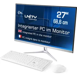 CSL All-in-One-PC Unity F27-ALS 2023 27" Full HD Intel N200 3,7 GHz 8 GB RAM 256 GB SSD Intel UHD Graphics Windows 11