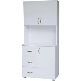 Hti-Living Küchenbuffet Blanca 80 x 180 x 40 cm Weiß
